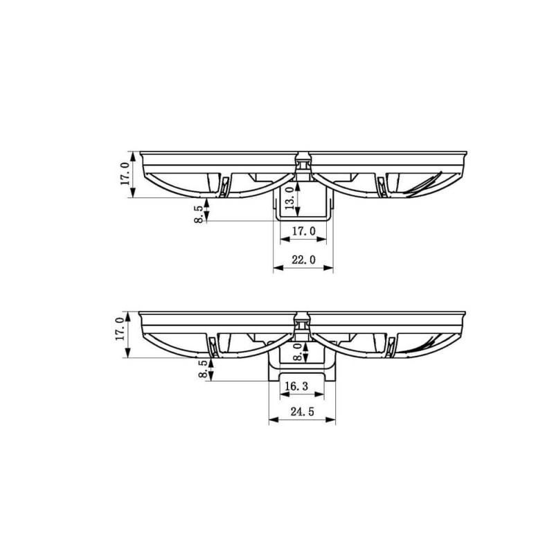 Happymodel Mobula8 frame 85mm brushless whoop frame