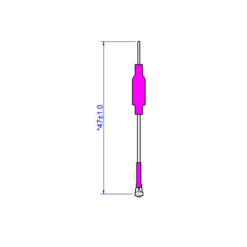 Happymodel Linear Dipole 5.8Ghz Antenna for Mobula6 2024/ Mobula7 1S/ Mobula8 with a U.FL connector