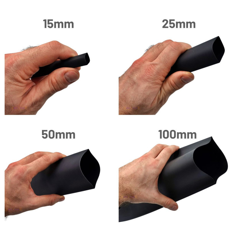 Heat Shrink Tubing 40mm 2:1 - Thick and Flexible - Distributor