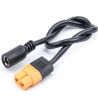 XT60 Female to DC 5.5mm/2.5mm Female Adapter For Fatshark Skyzone Aomway Goggles