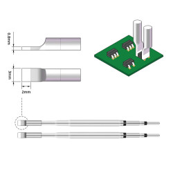 Soldering Tips for Sequre HT-140 - 2 Pieces HT140-3.0FS, HT140-5.0FS