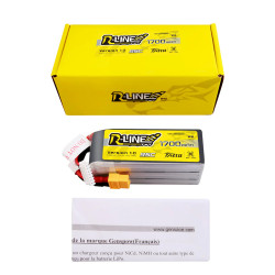 LiPo Battery Tattu R-Line 6S 22.2V 1700mAh 95C XT60