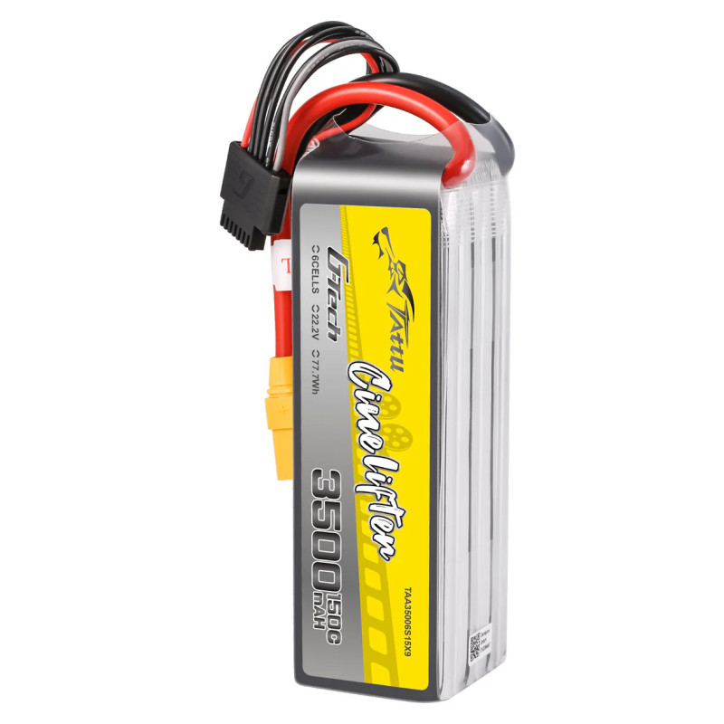 Akumulator Lipol Tattu R-Line 6S 22.2V 3500mAh 150C XT90