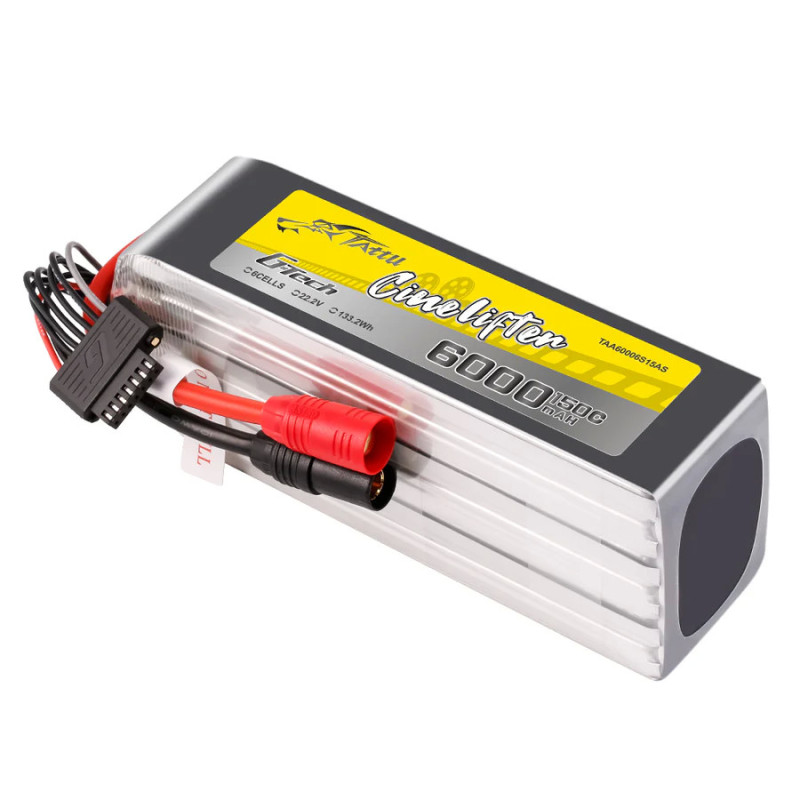 Akumulator Lipol Tattu R-Line 6S 22.2V 6000mAh 150C AS150