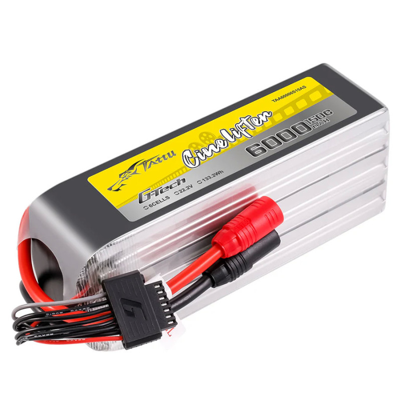 Akumulator Lipol Tattu R-Line 6S 22.2V 6000mAh 150C AS150