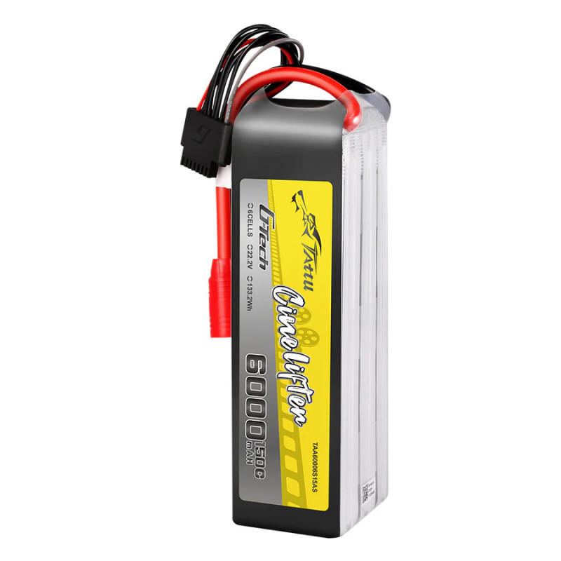 Akumulator Lipol Tattu R-Line 6S 22.2V 6000mAh 150C AS150