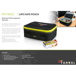 Torvol LiPo Safe Bag – Torba ognioodporna na 15 akumulatorów LiPo