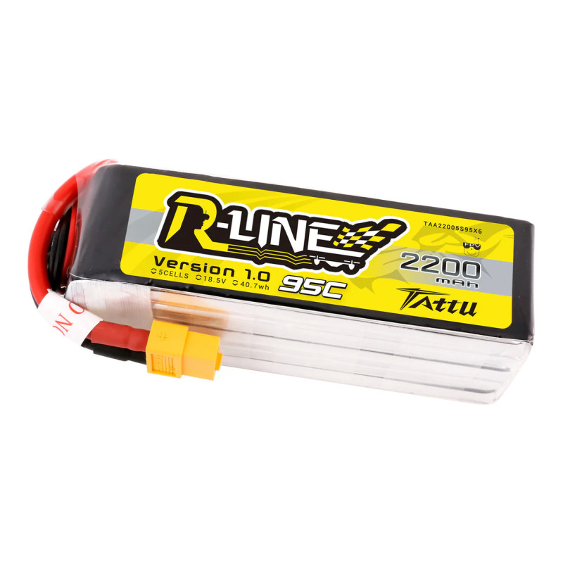Akumulator Lipol Tattu R-Line 5S 18.5V 2200mAh 95C XT60