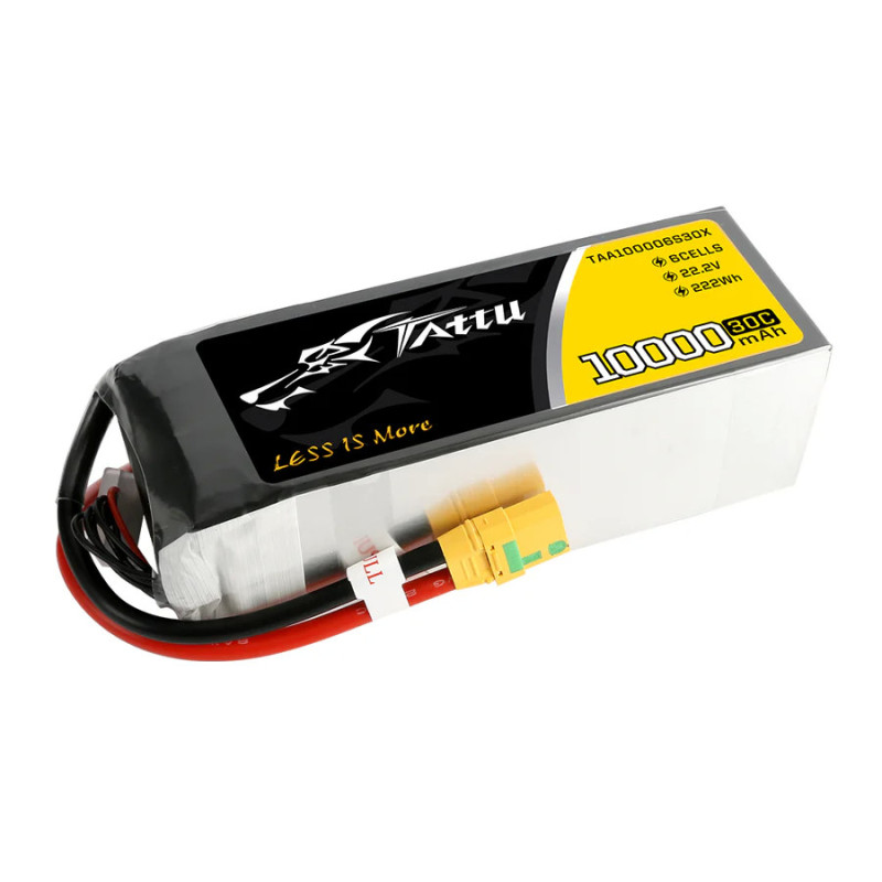 Tattu 10000mAh 6S 30C LiPo - XT90, UAV