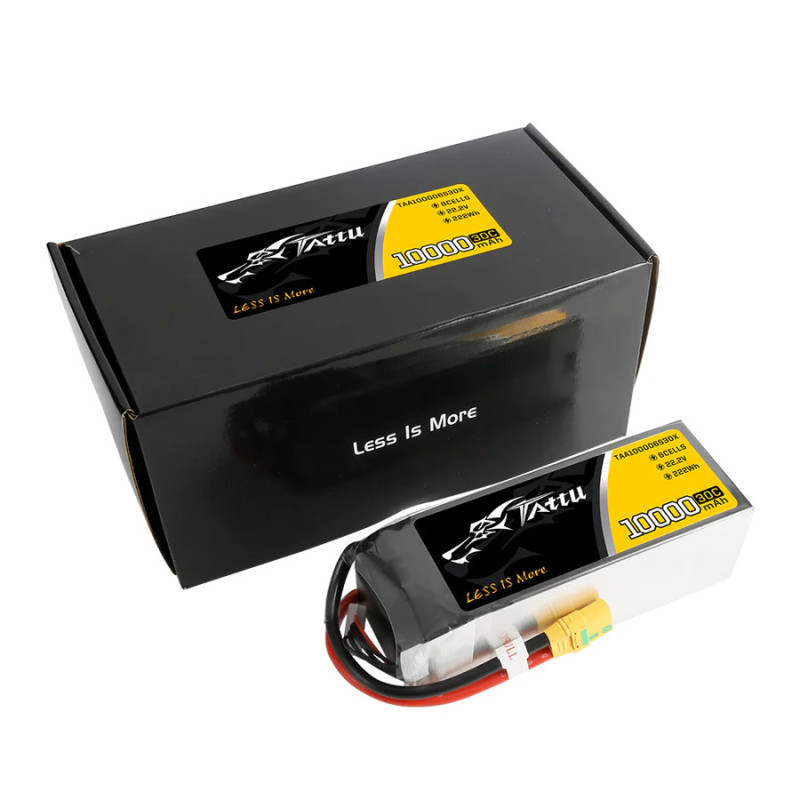 Tattu 10000mAh 6S 30C LiPo - XT90, UAV