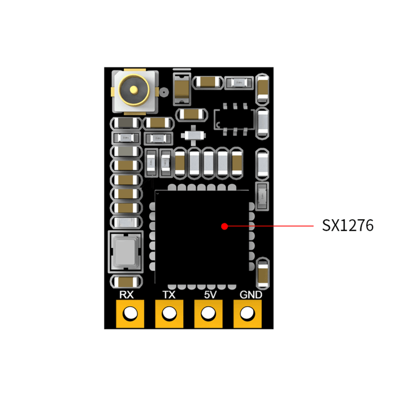 SpeedyBee Nano ELRS RX - 2.4GHz/915MHz, TCXO, Compact