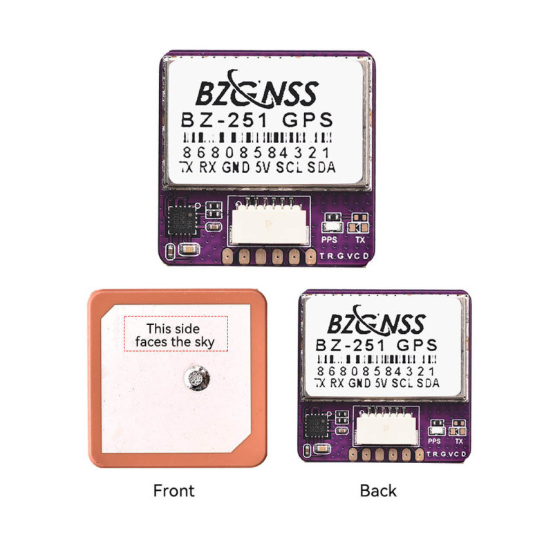 SpeedyBee BZ-251 GPS/Compass - u-blox M10, QMC5883