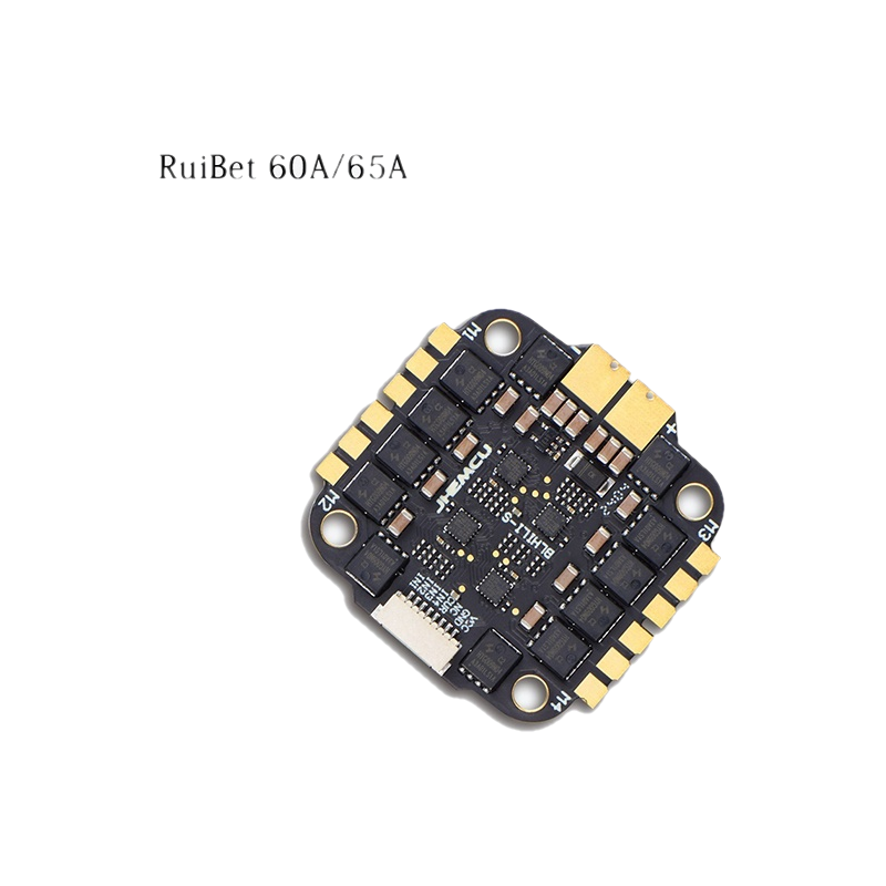 JHEMCU RUIBET 60/65A – 4-in-1 ESC 3–6S DSHOT600 BLHeli_S