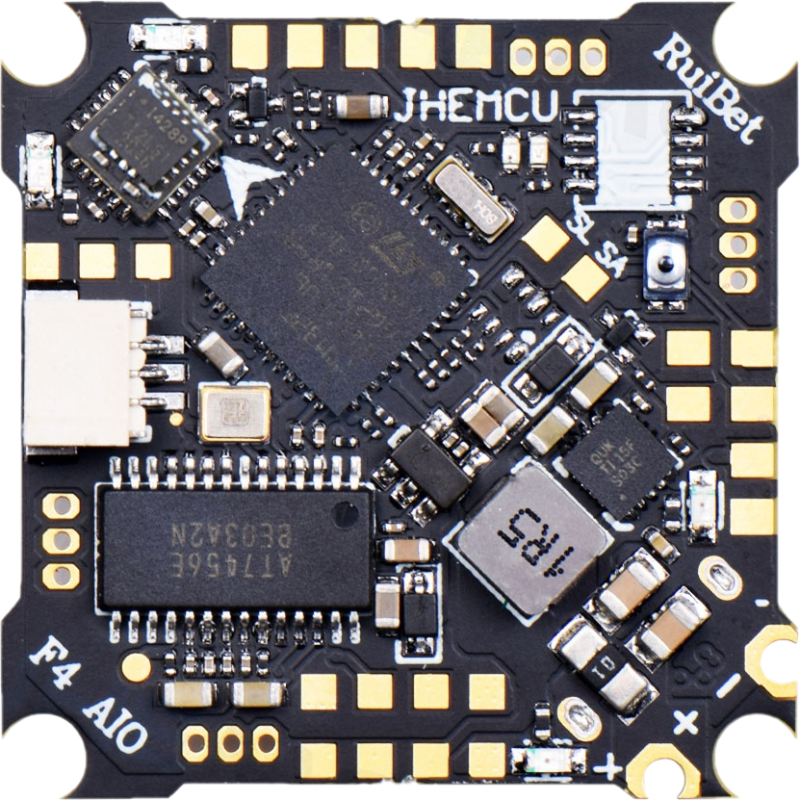 JHEMCU Ruibet F4AIO 12A – 1–2S AIO Flight Controller with ESC