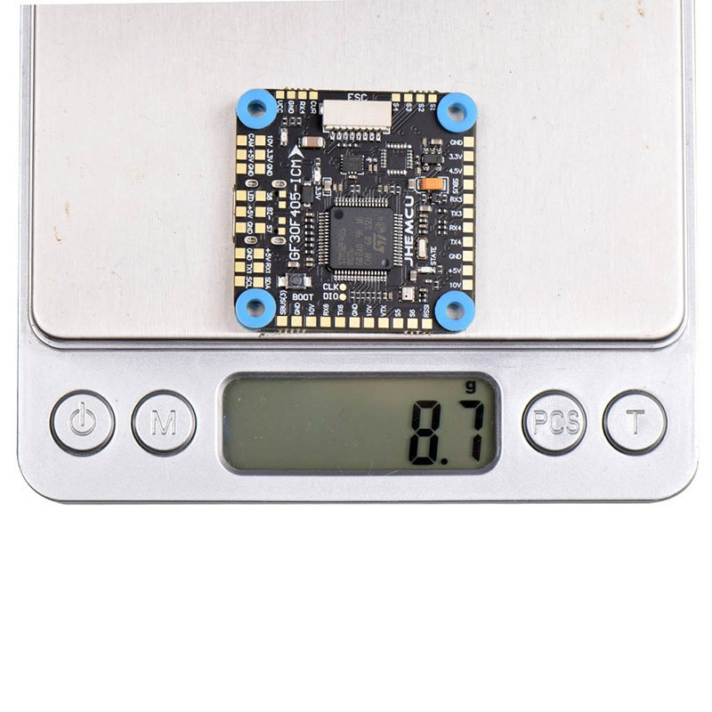 JHEMCU GF30F405-ICM – kontroler lotu F4, OSD, barometr, BEC
