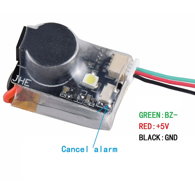 JHE42B Finder – loud alarm buzzer for Betaflight or INAV