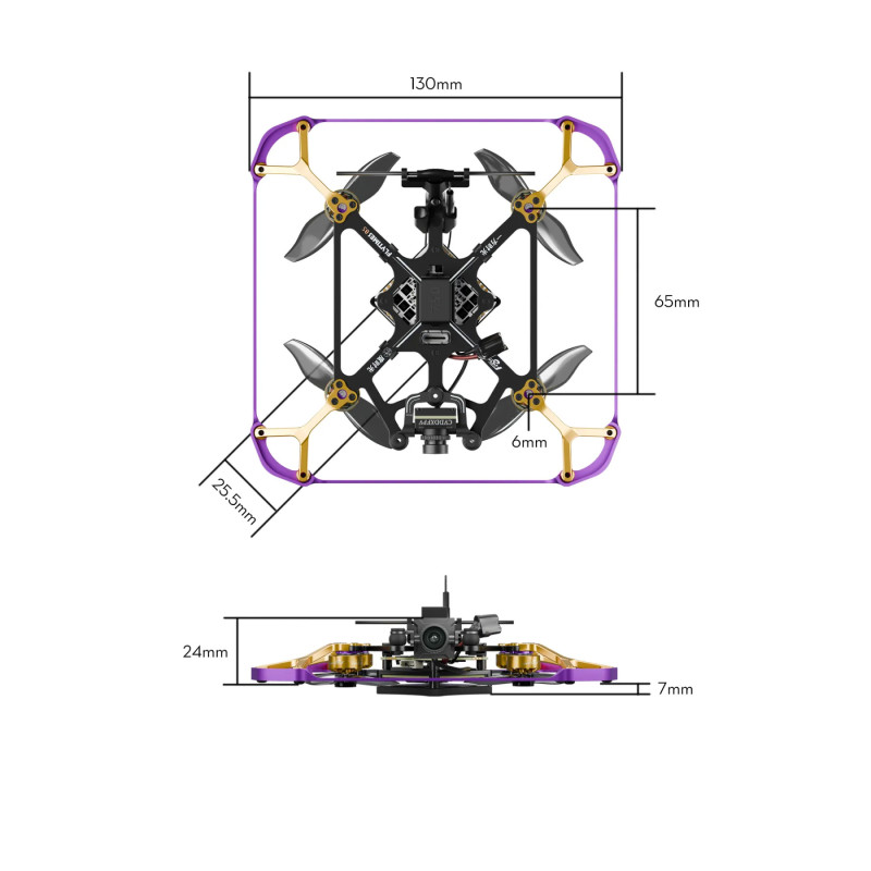 Flywoo Flytimes 85 HD Walksnail – 2S Micro FPV Drone with HD