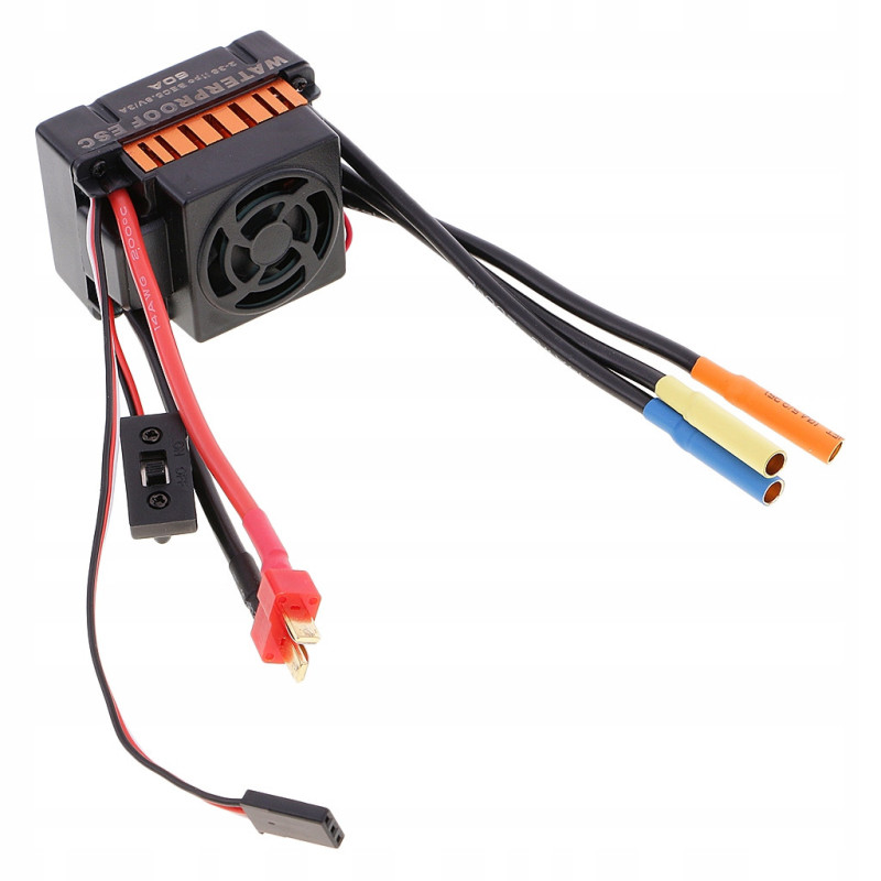Szczotkowy regulator ESC 60A z BEC 6V/2A – do modeli RC 2S