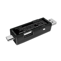 Compact USB voltage tester for chargers and power banks