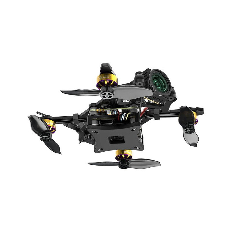 Side profile of Flybee 2" drone with DJI O4 camera and UFL antenna