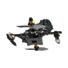 Widok boczny Flybee 2S z kamerą DJI O4 HD i anteną UFL