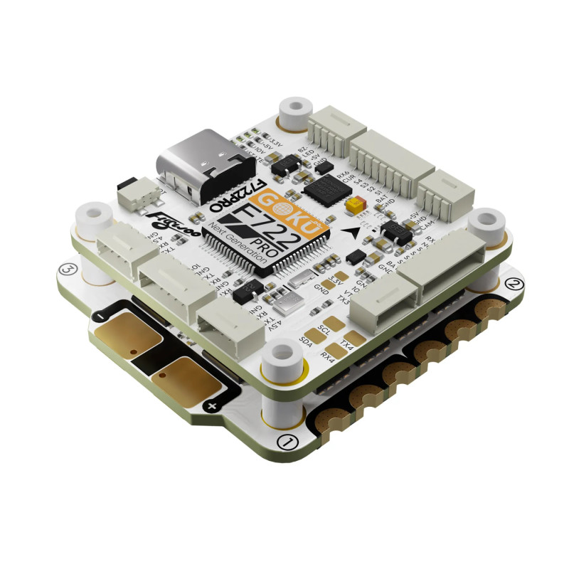 Stack 30x30 mm z ESC 55A 32-bit i kontrolerem F7