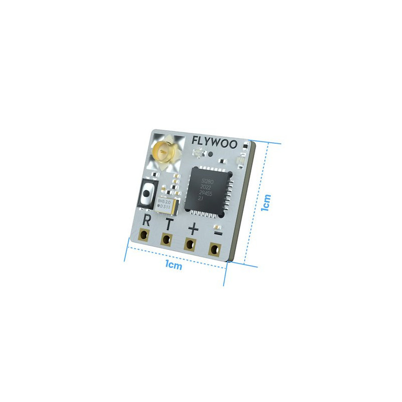Lightweight RC link with IPEX antenna and CRSF protocol