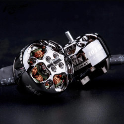Brushless motor with unibell design and arc magnets