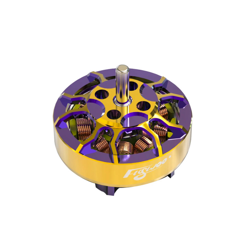 Flywoo ROBO 1202.5 11500KV – Ultralight 2"/3" FPV Motor Gold/Purple