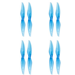 Gemfan 4024 – 4" 2-Blade FPV Propellers (Black | Blue, 4 Pairs)