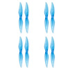 Gemfan 4024 – 4" 2-Blade FPV Propellers (Black | Blue, 4 Pairs)