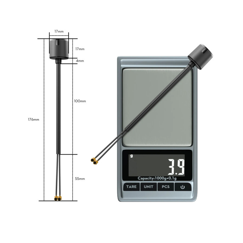Antena Flywoo Bipolar V2 – ulepszona wersja 2.4/5.8GHz