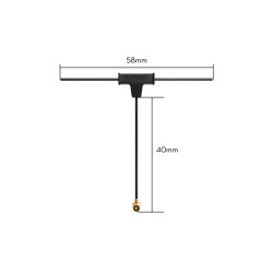 Flywoo PCB T Antenna – 40 mm and 100 mm options