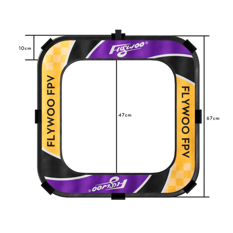 Compact race gate for FPV tracks and freestyle