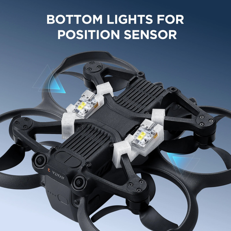 VIFLY Tactical Light Kit for DJI Avata 2 – LED Night Flight Lights