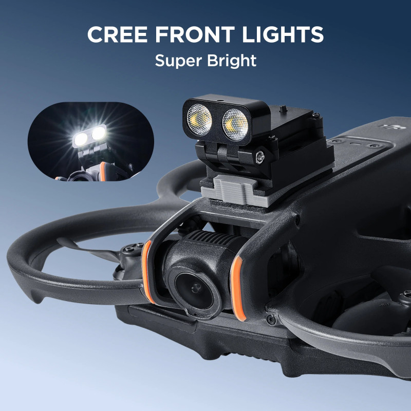 VIFLY Tactical Light Kit for DJI Avata 2 – LED Night Flight Lights