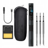 FNIRSI HS-02B zestaw Inteligentna lutownica - 3 groty kabel DC Etui
