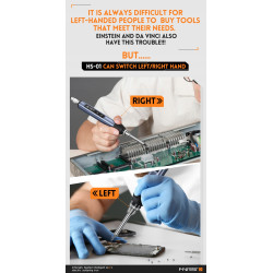 FNIRSI HS-01 – 65W Digital USB-C Soldering Iron with OLED