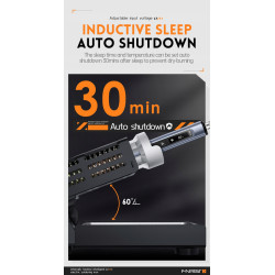 FNIRSI HS-01 Lutownica Cyfrowa Precyzyjna 65W USB-C 6szt. grotów HS-01