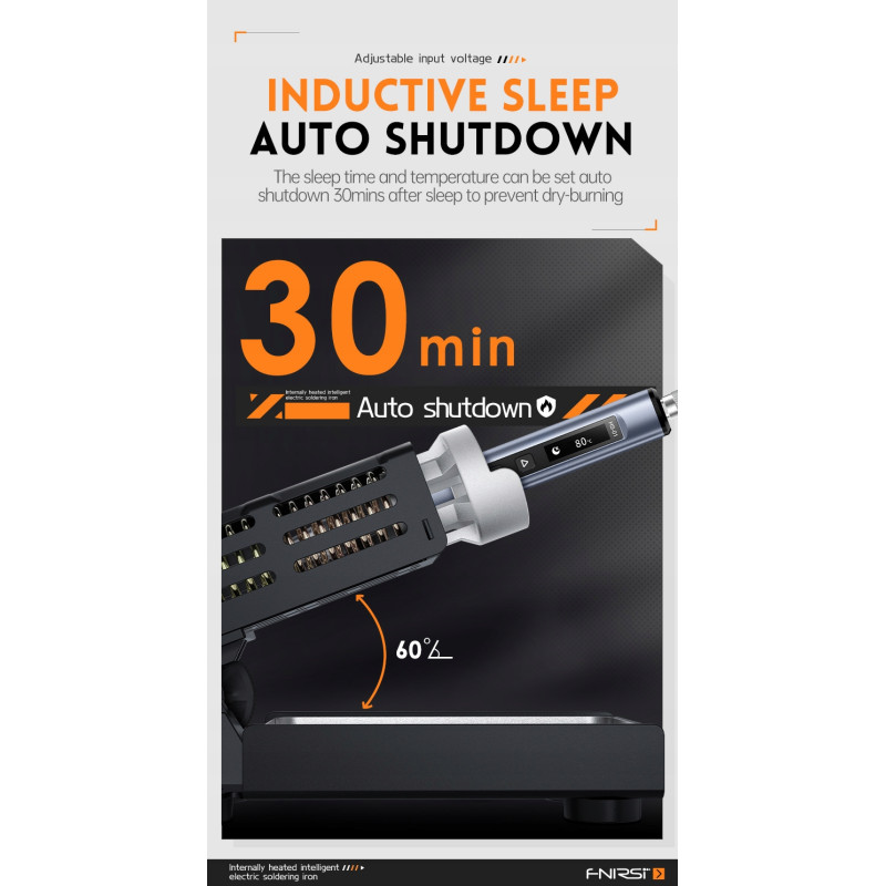 FNIRSI HS-01 – Lutownica cyfrowa 65W z USB-C i OLED