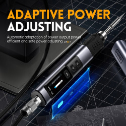 FNIRSI HS-02A – Smart 100W Soldering Iron with USB-C and IPS Display