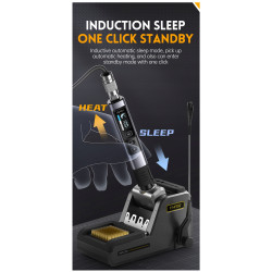 FNIRSI HS-02A – Smart 100W Soldering Iron with USB-C and IPS Display