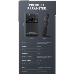 FNIRSI SWM-10 – Zgrzewarka punktowa akumulatorowa 1200A z USB-C