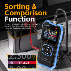 HRM-10 digital tester with LCD and USB-C charging