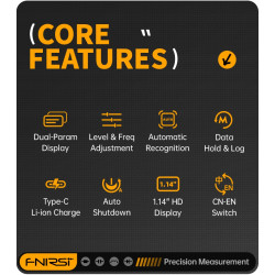 FNIRSI LCR-ST1 – Tester SMD z pęsetą i pomiarem LCR, USB-C