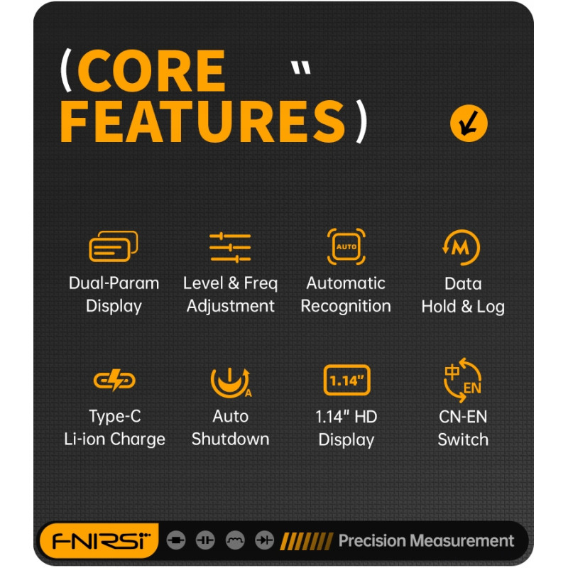 FNIRSI LCR-ST1 – Smart SMD Tweezer LCR Tester with USB-C