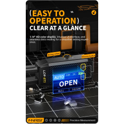 FNIRSI LCR-ST1 – Smart SMD Tweezer LCR Tester with USB-C