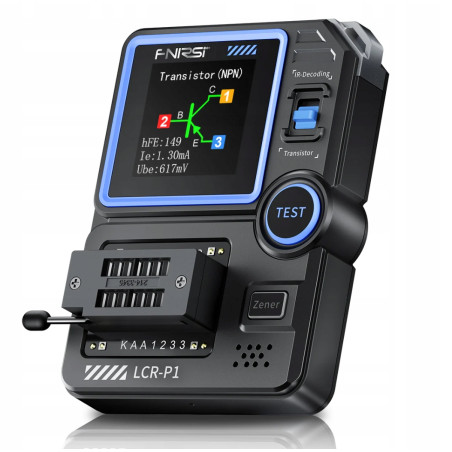 FNIRSI LCR-P1 – LCR Tester ESR Capacitors Auto Component Detection