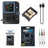 Compact electronic component tester with LCD screen