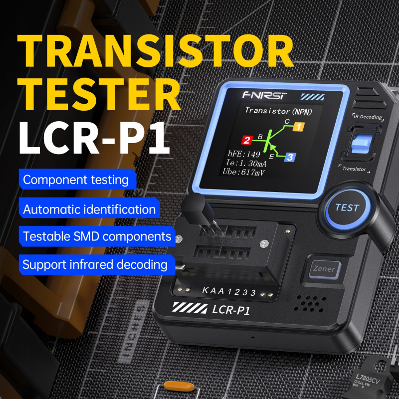 Tester LCR FNIRSI LCR-P1 USB-C | Avifly